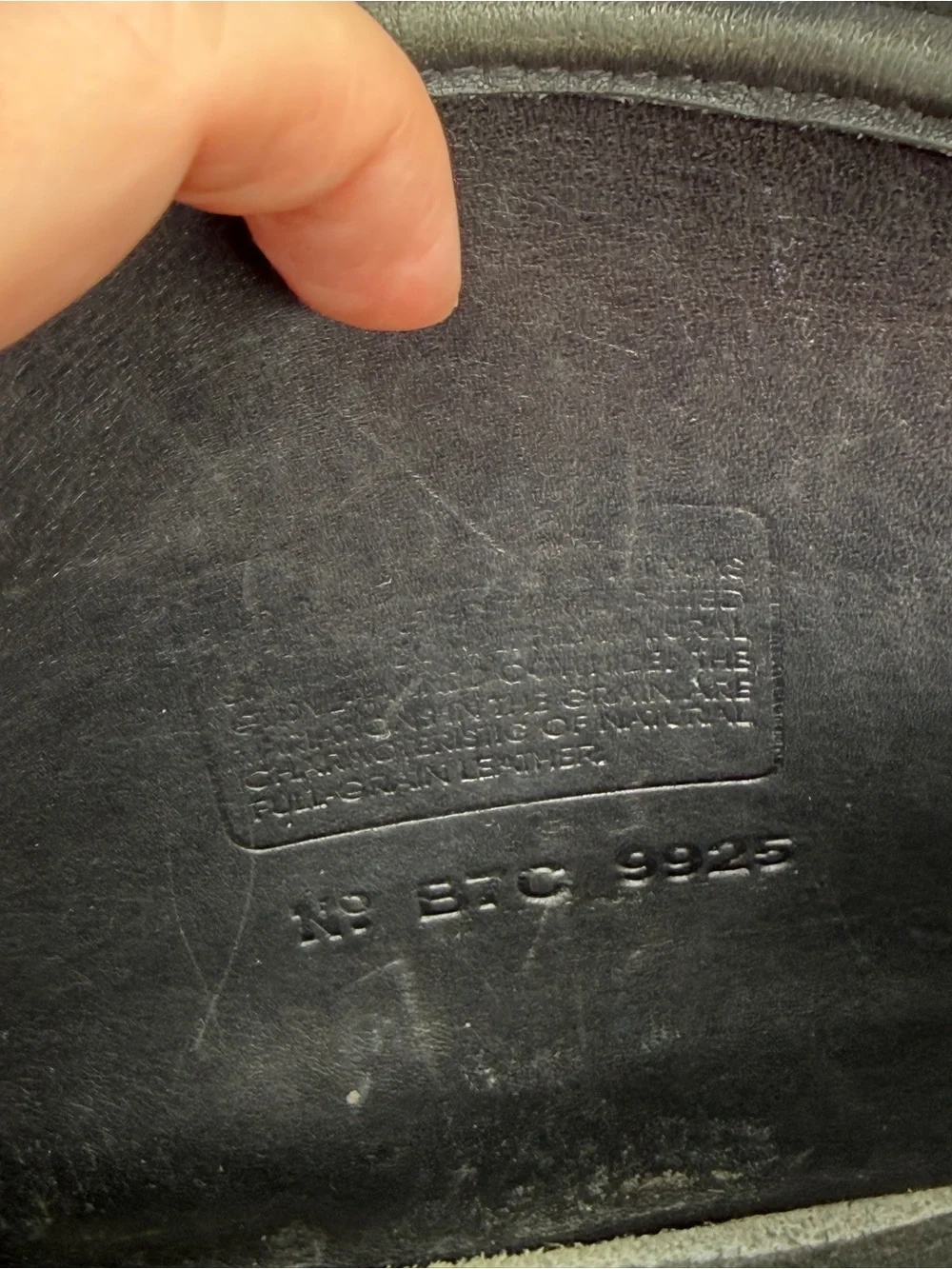 Vintage Coach black leather Carnival bag 9925 - Picture 8 of 8